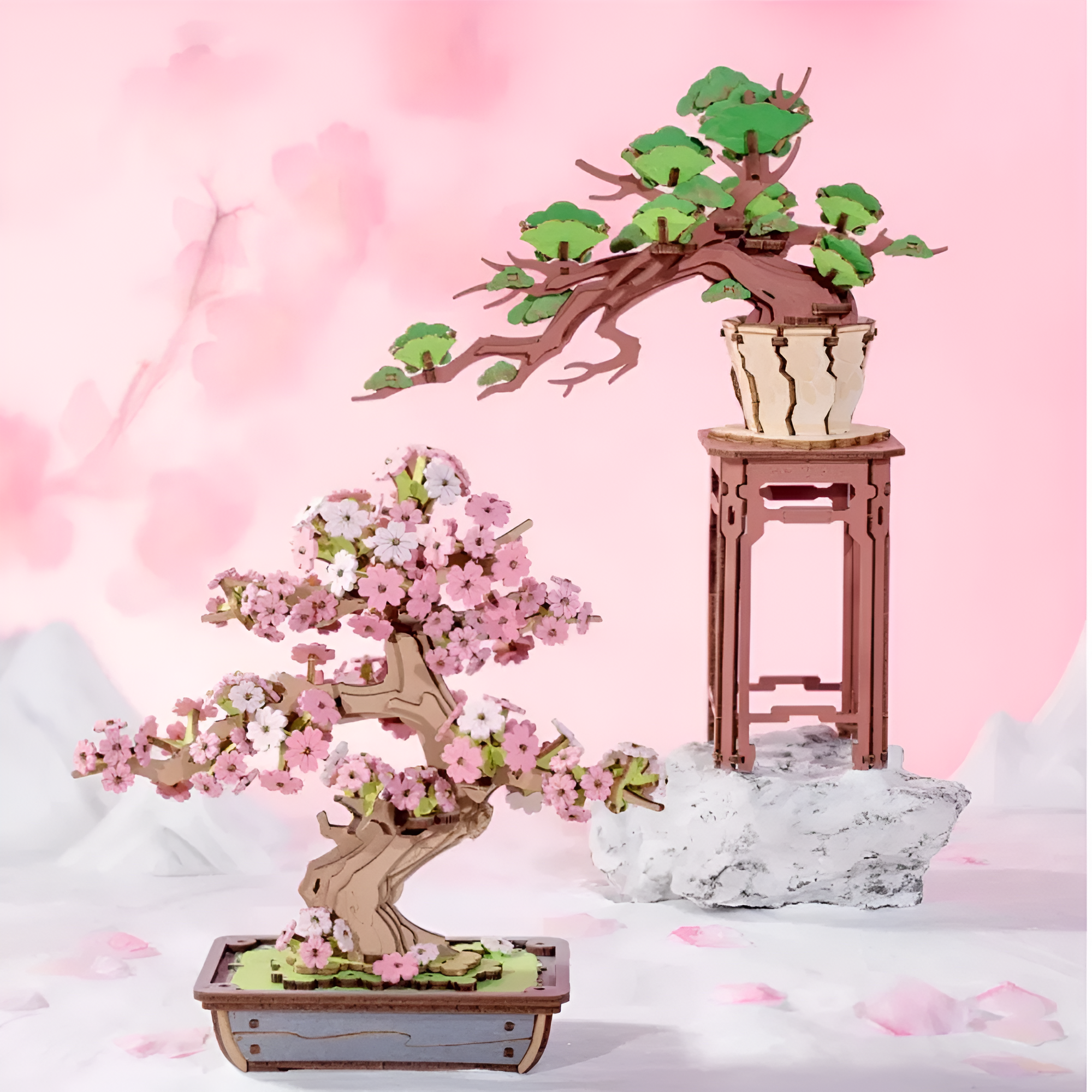 Sakura Bonsai 3D Wooden Puzzle