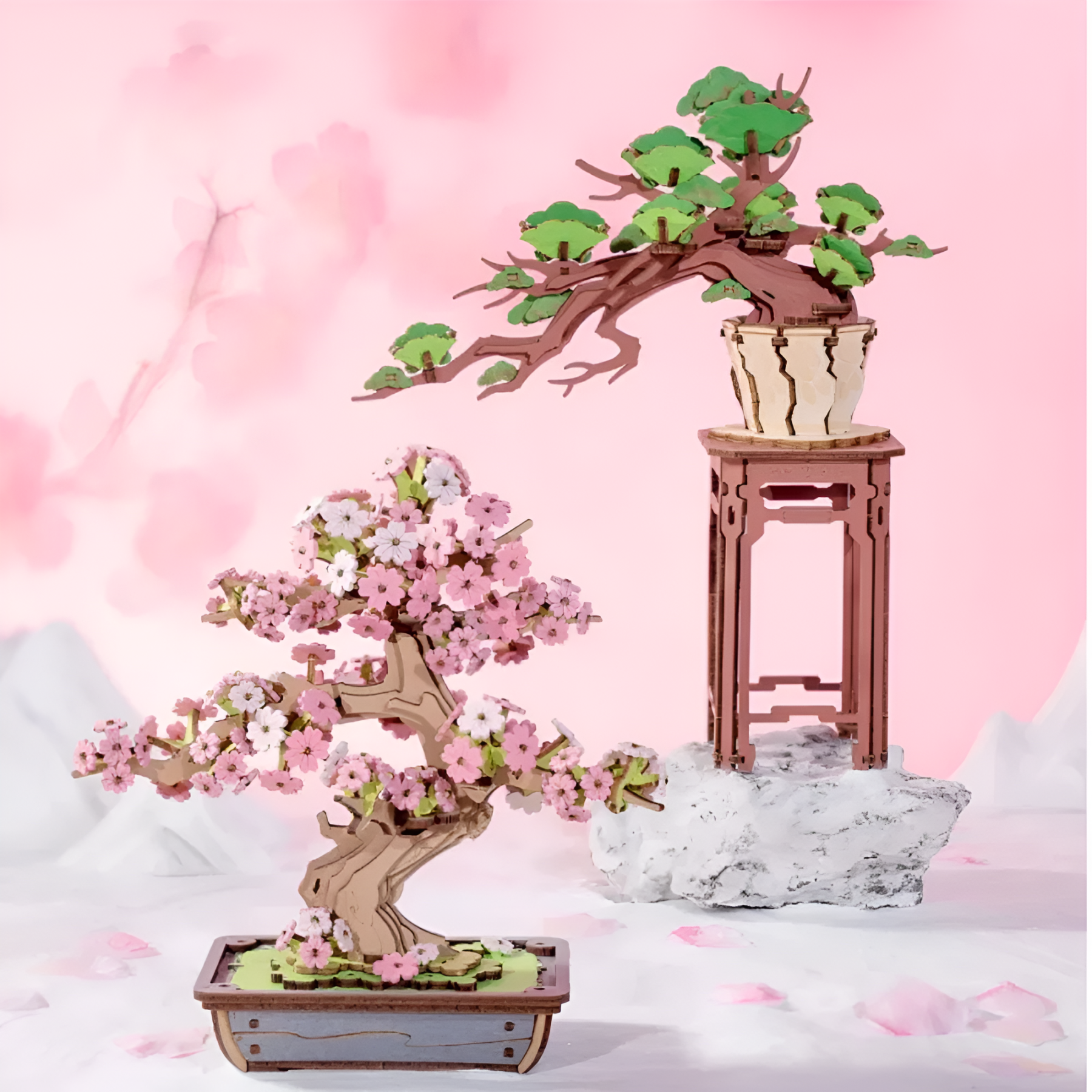 Sakura Bonsai 3D Wooden Puzzle