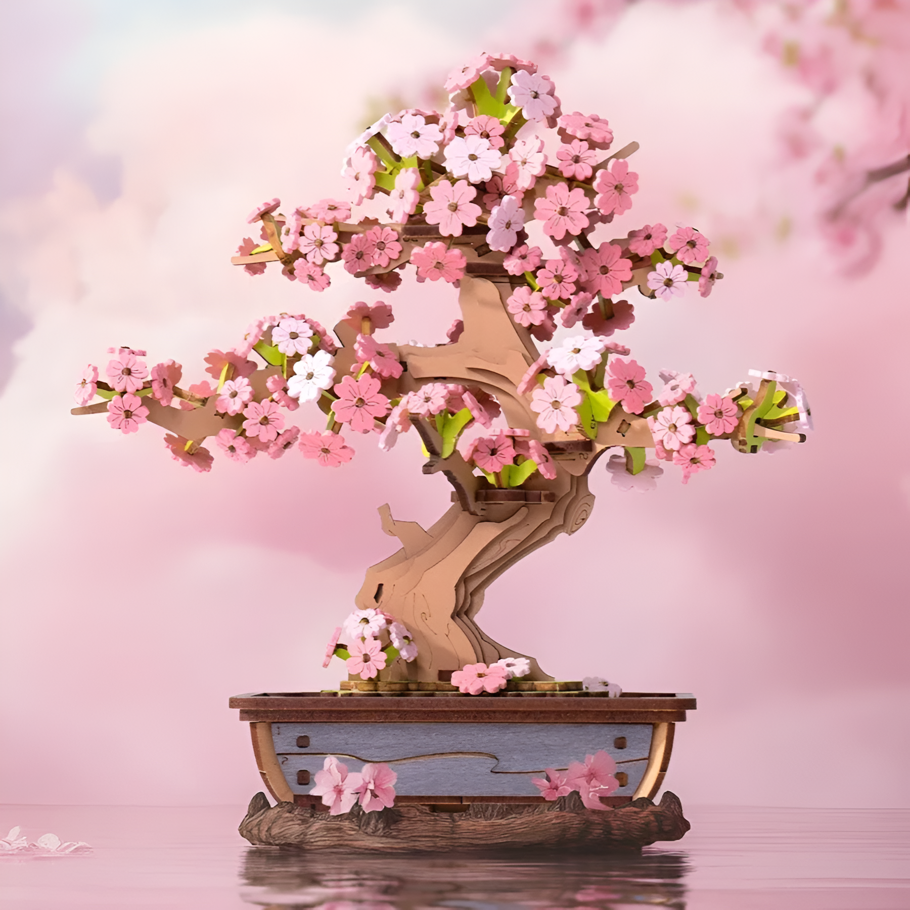 Sakura Bonsai 3D Wooden Puzzle