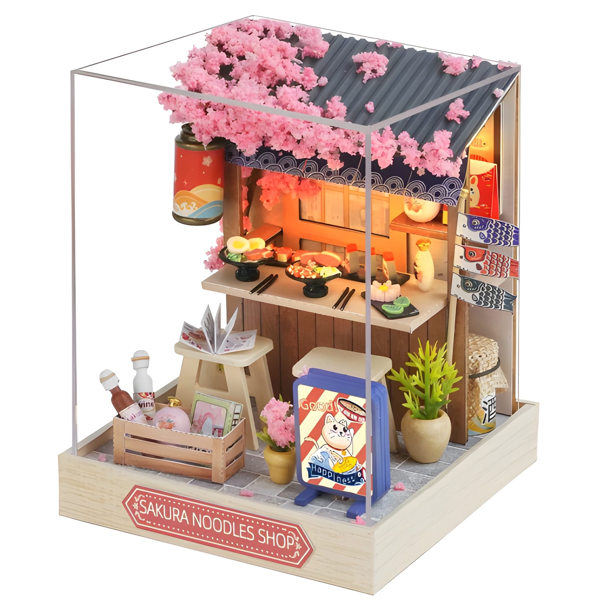 Sakura Noodles Shop DIY Book Nook Kit