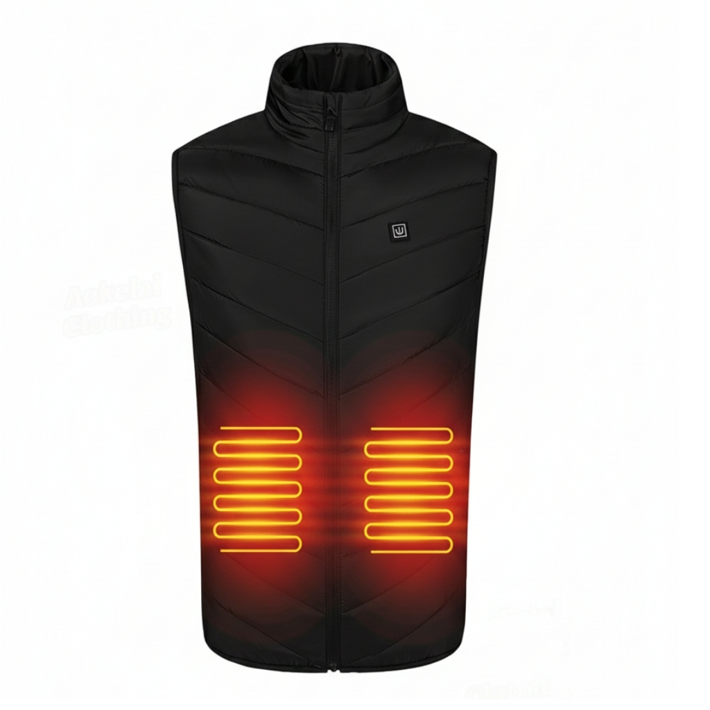 USB Powered Heating Vest With 9 Heating Zones