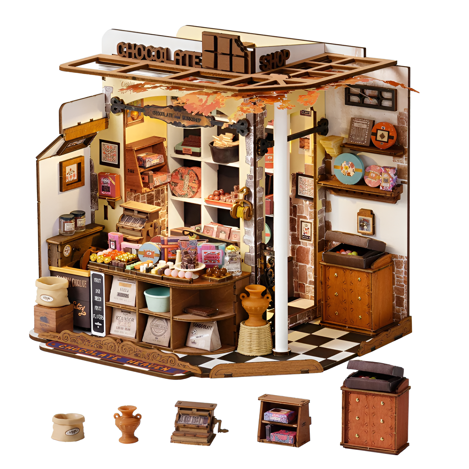 Chocolate DIY Miniature House