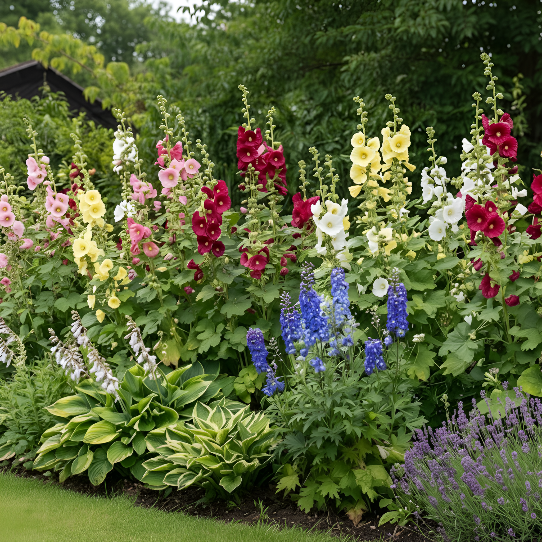 225+ Hollyhock Flower Seeds