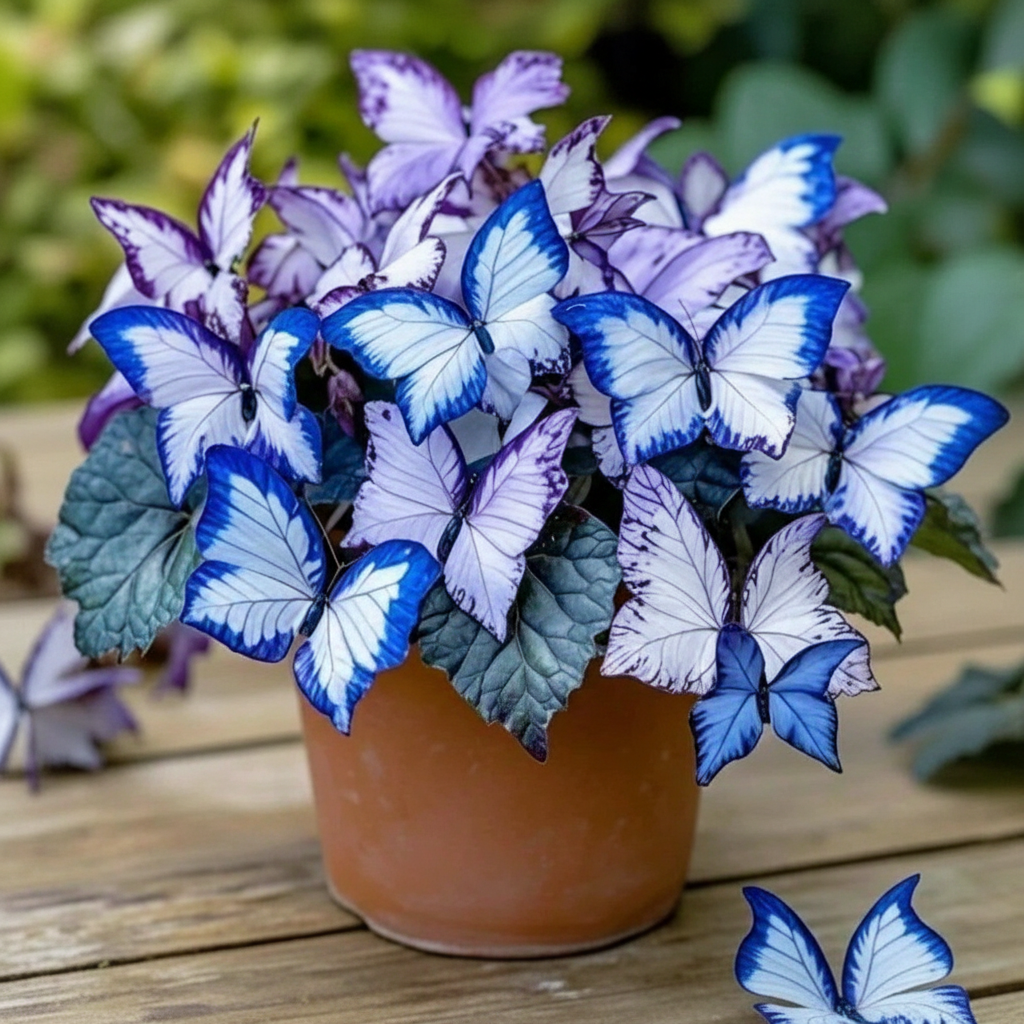  200 Purple And Blue Flower Plant Seeds
