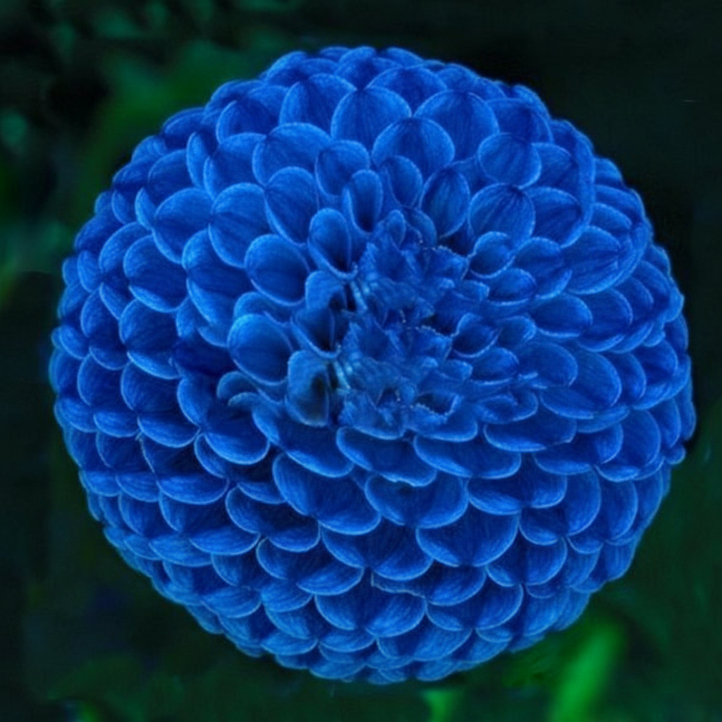 Blue Fireball Dahlia Seeds