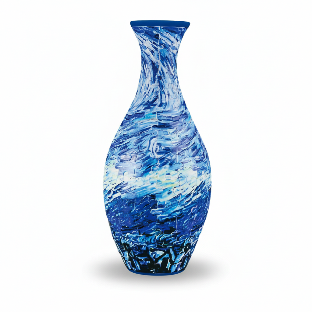 160 Piece DIY 3D Ocean Wave Puzzle Vase