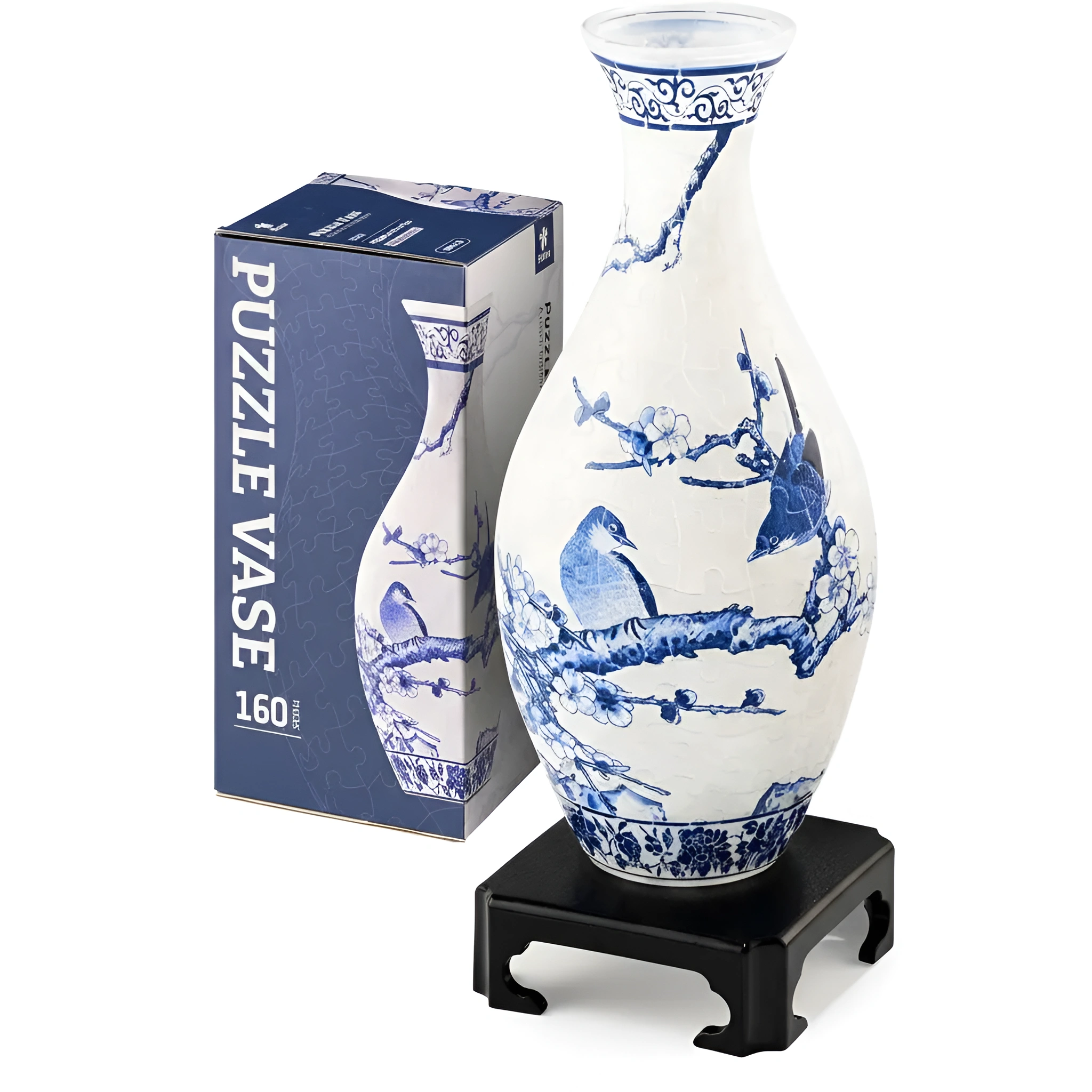 3D Puzzle Vase With 160 Curved Pieces And Stand