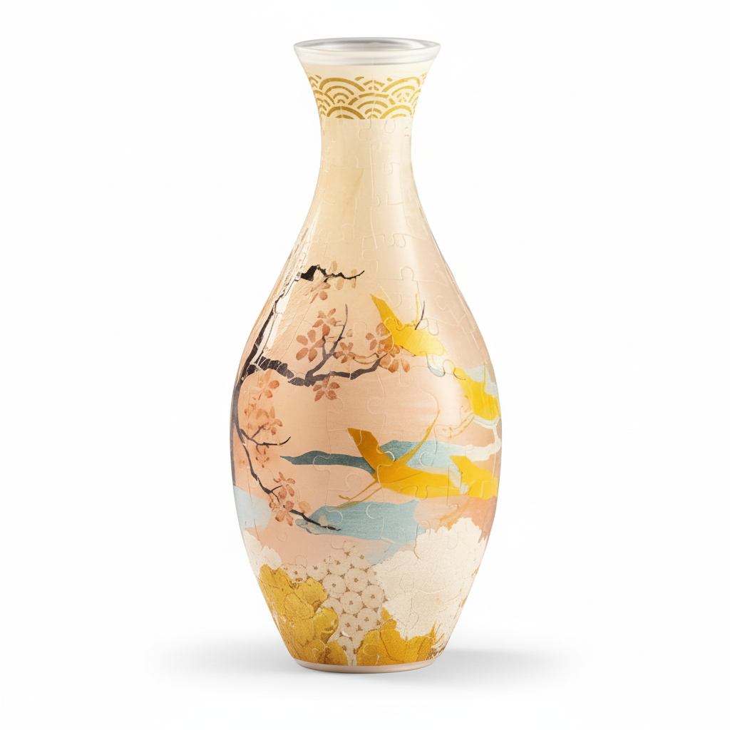 160 Piece DIY 3D Puzzle Vase Decorative Table Decor