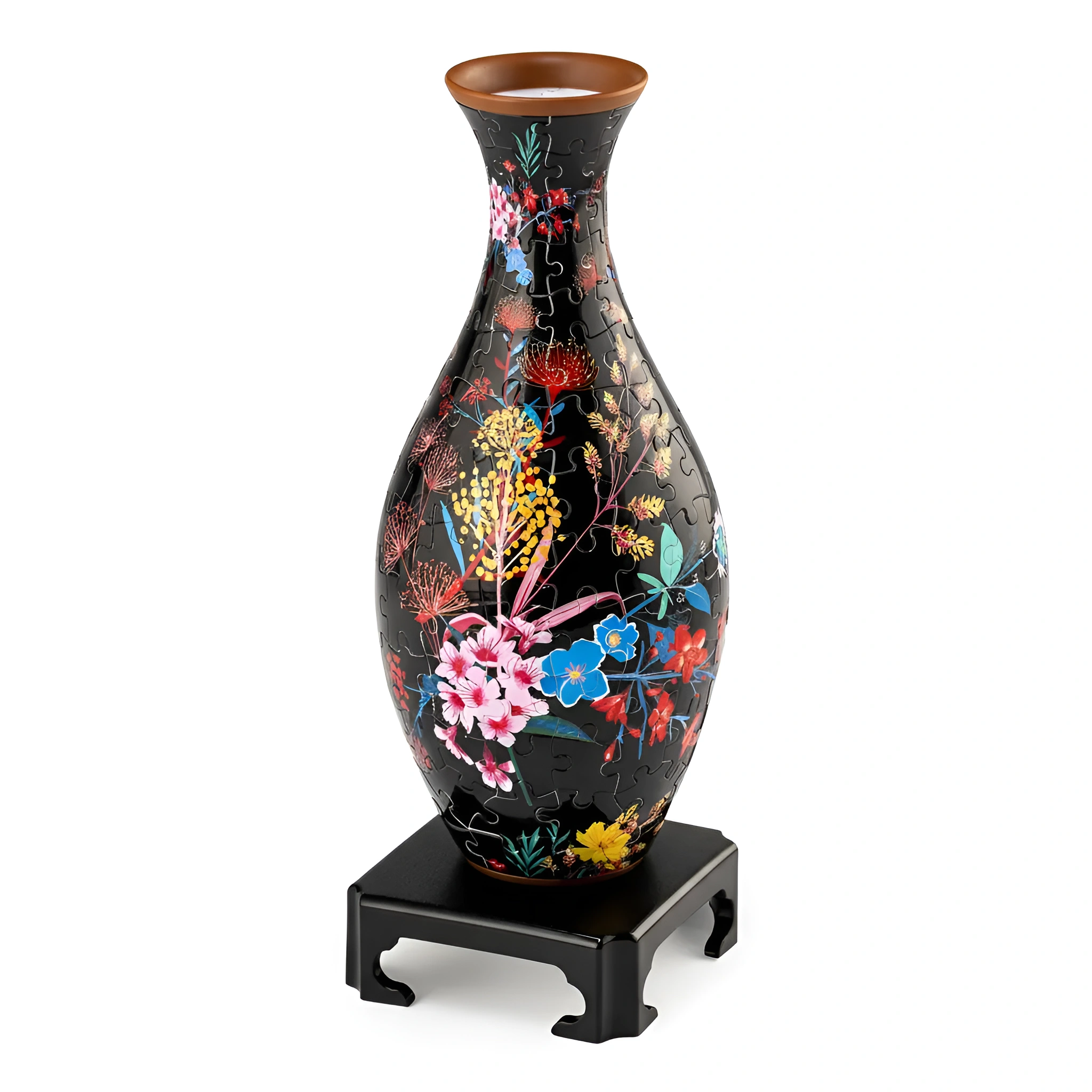 3D Puzzle Vase With 160 Curved Pieces And Stand