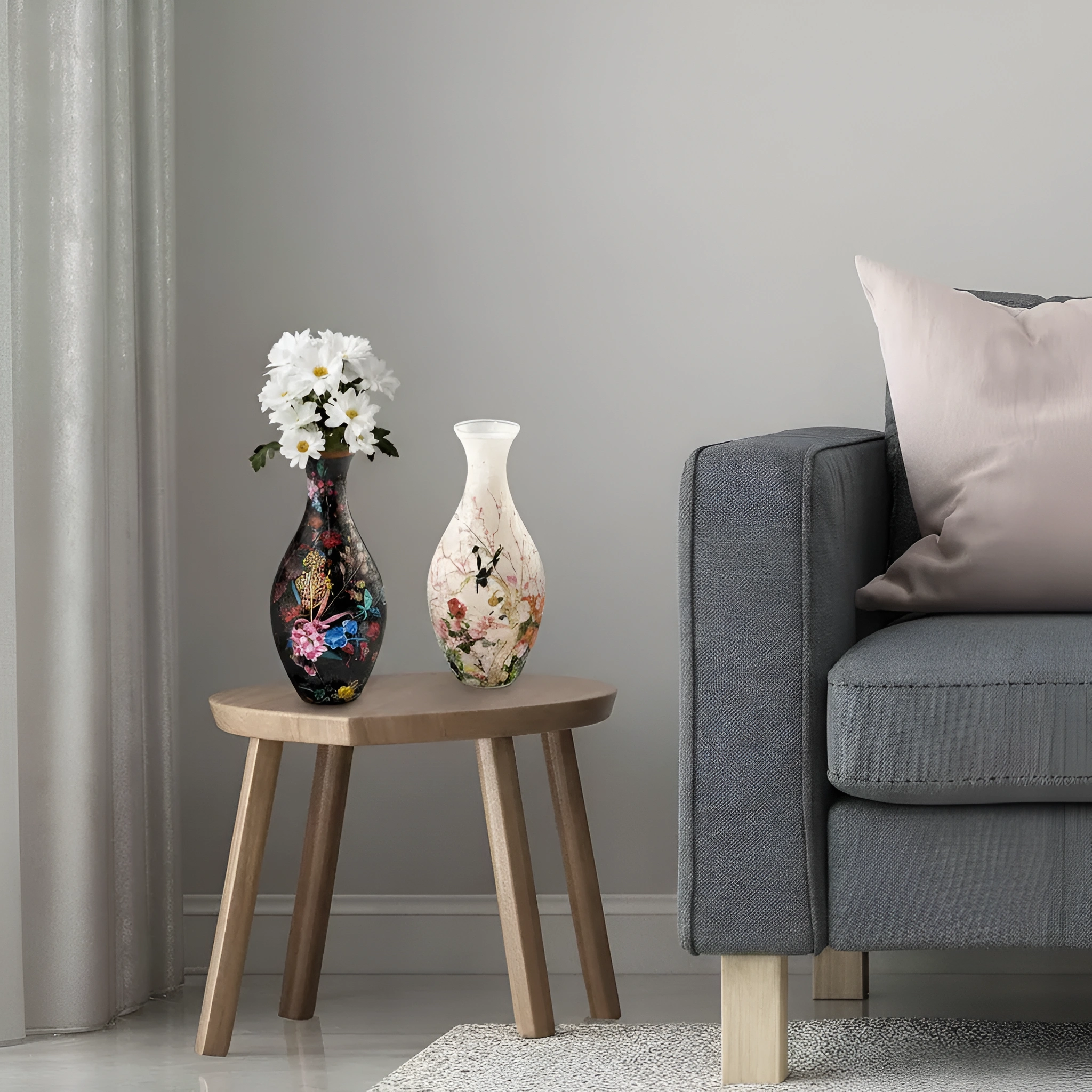 3D Puzzle Vase With 160 Curved Pieces And Stand