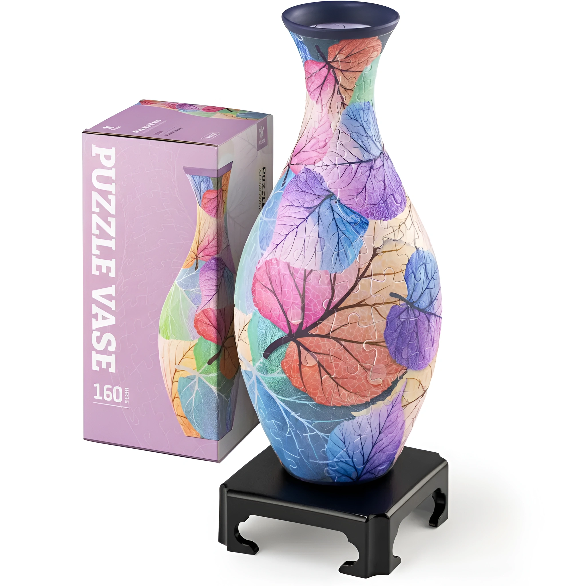 3D Puzzle Vase With 160 Curved Pieces And Stand