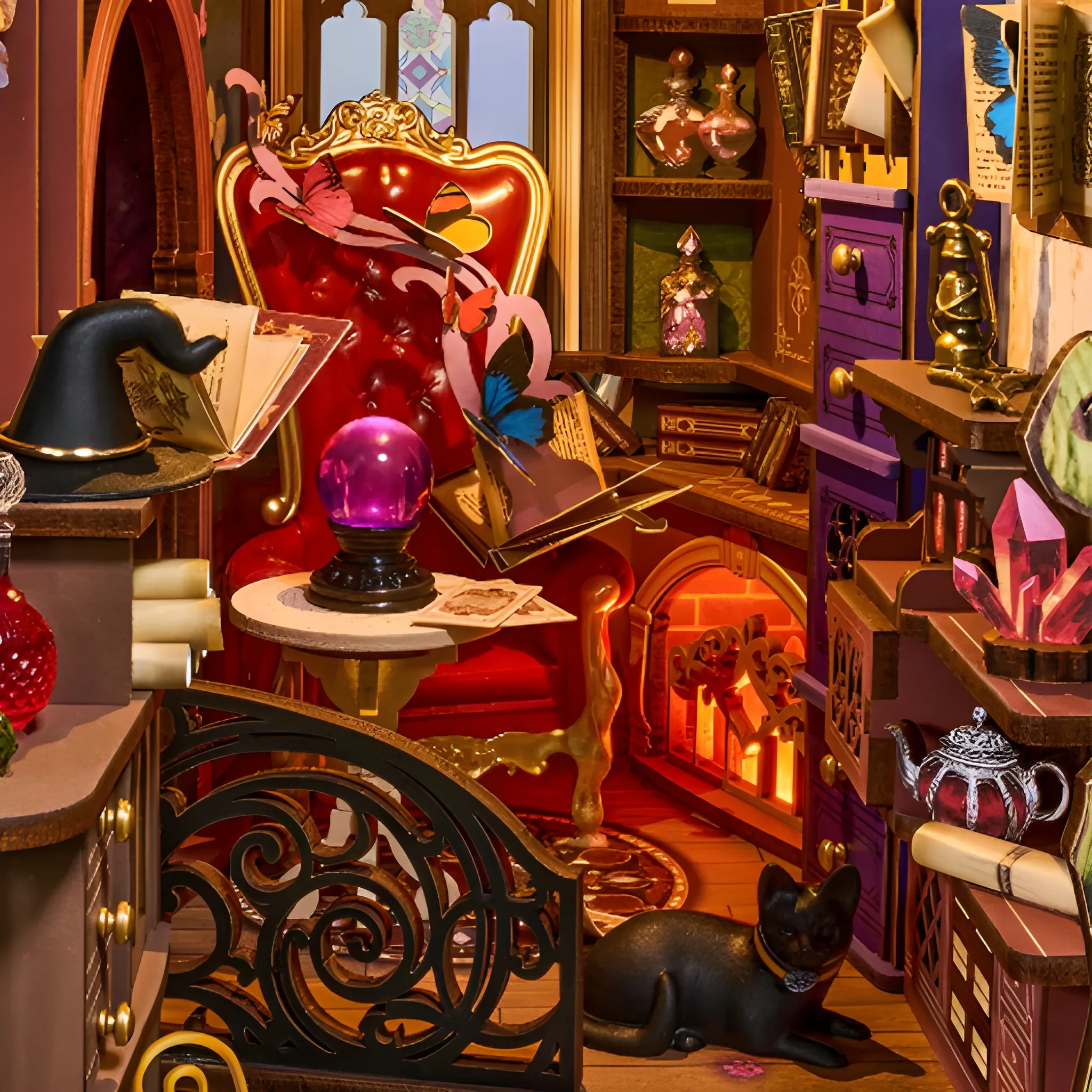 Witchs Fantasy Corner DIY Book Nook Kit