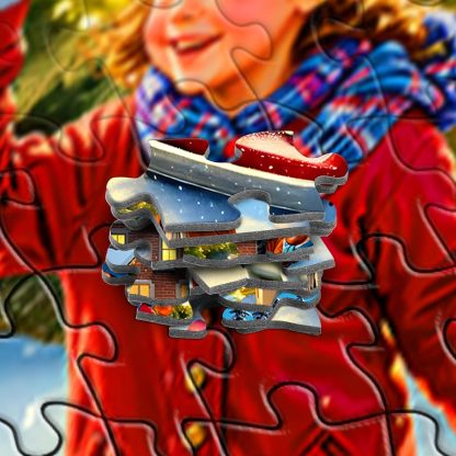 Christmas Tree Celebration 1000 Piece Winter Holiday Jigsaw Puzzle