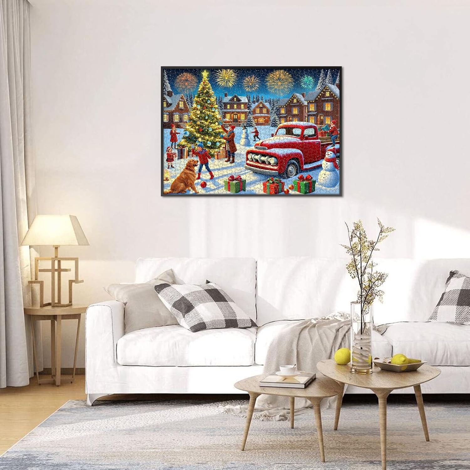 Christmas Tree Celebration 1000 Piece Winter Holiday Jigsaw Puzzle