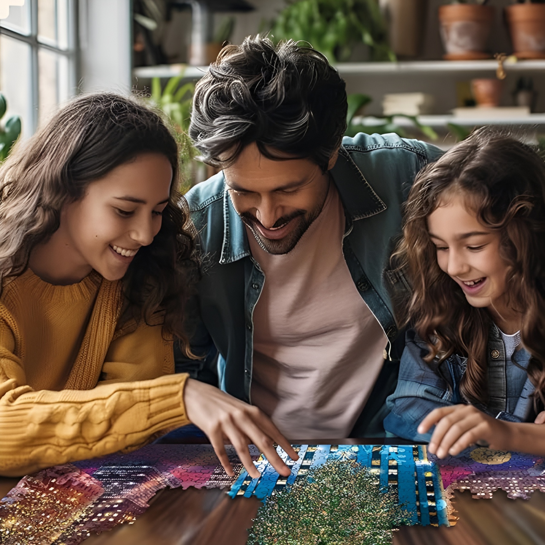 1000 Piece Jigsaw Puzzle Winter Christmas Holiday Puzzles for Adults