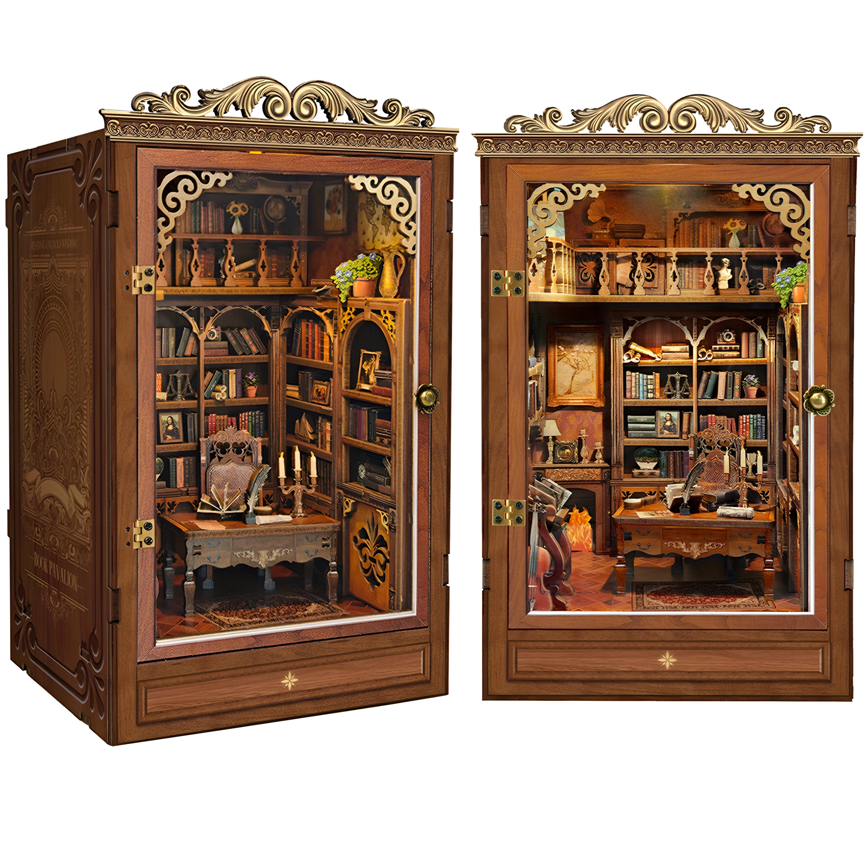 3D Cottage Book Nook DIY Puzzle Model