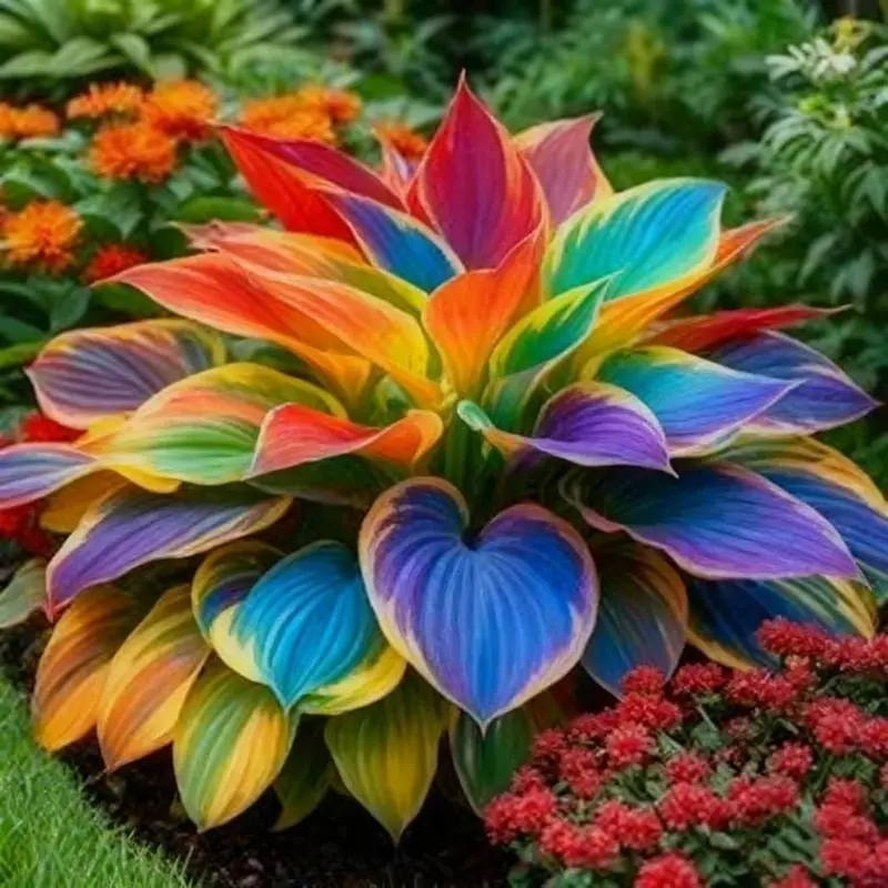  Mix Color 300 Perennial Hosta Outdoor Flower Seeds For Garden