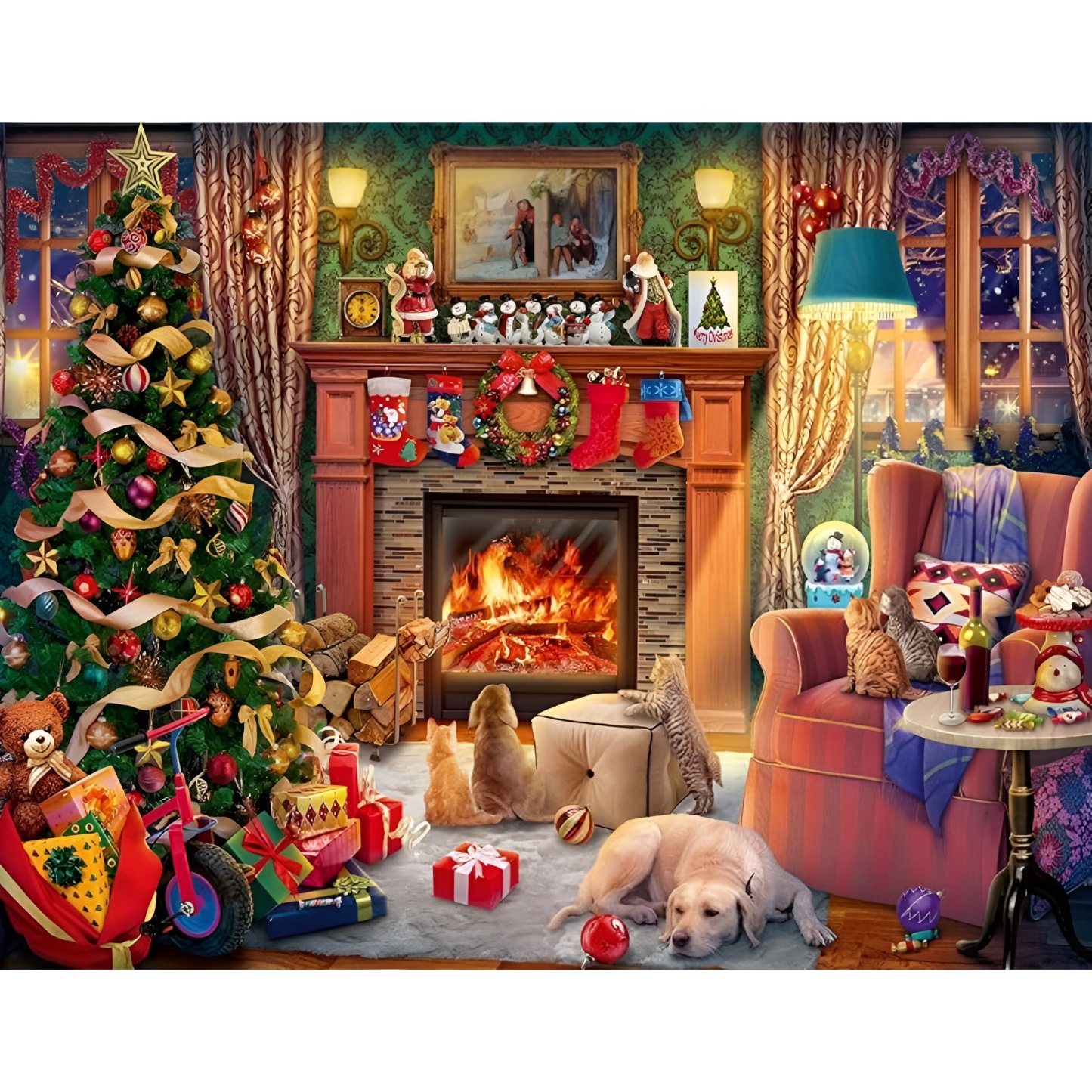 Christmas Eve 1500 Piece Jigsaw Puzzle