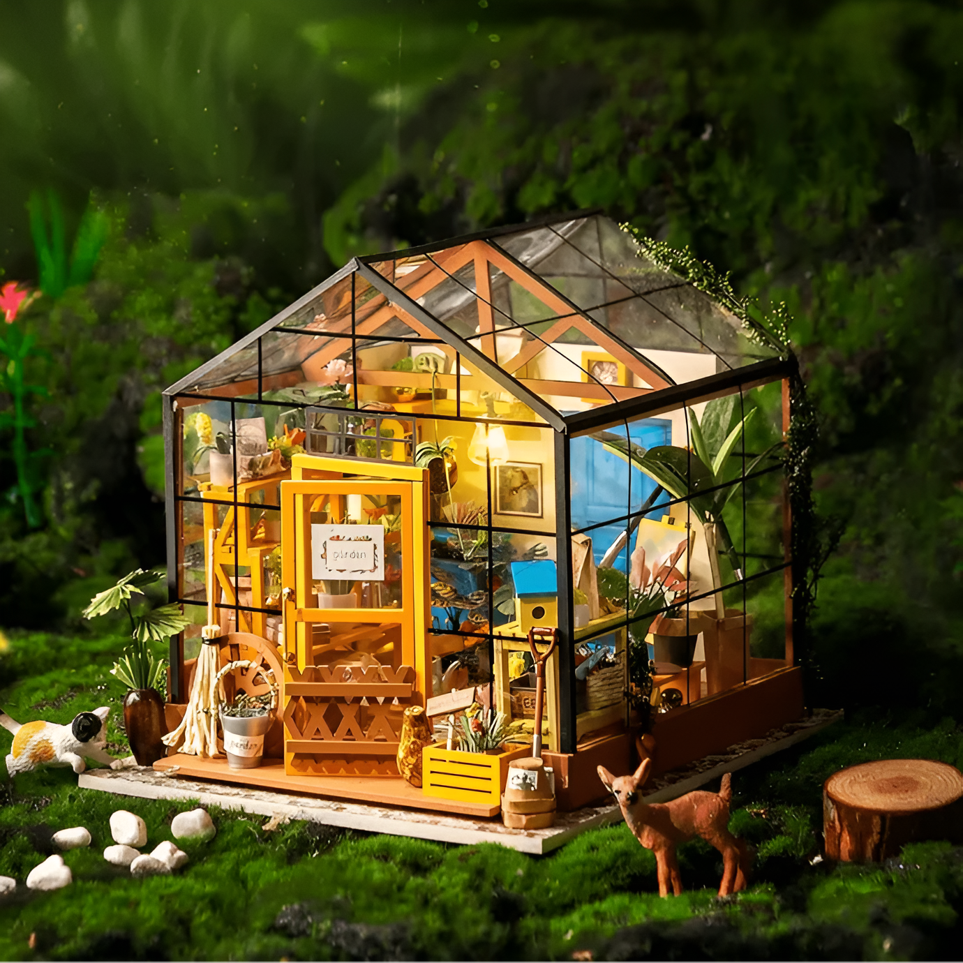 Cathys Flower House 3D Wooden Puzzle