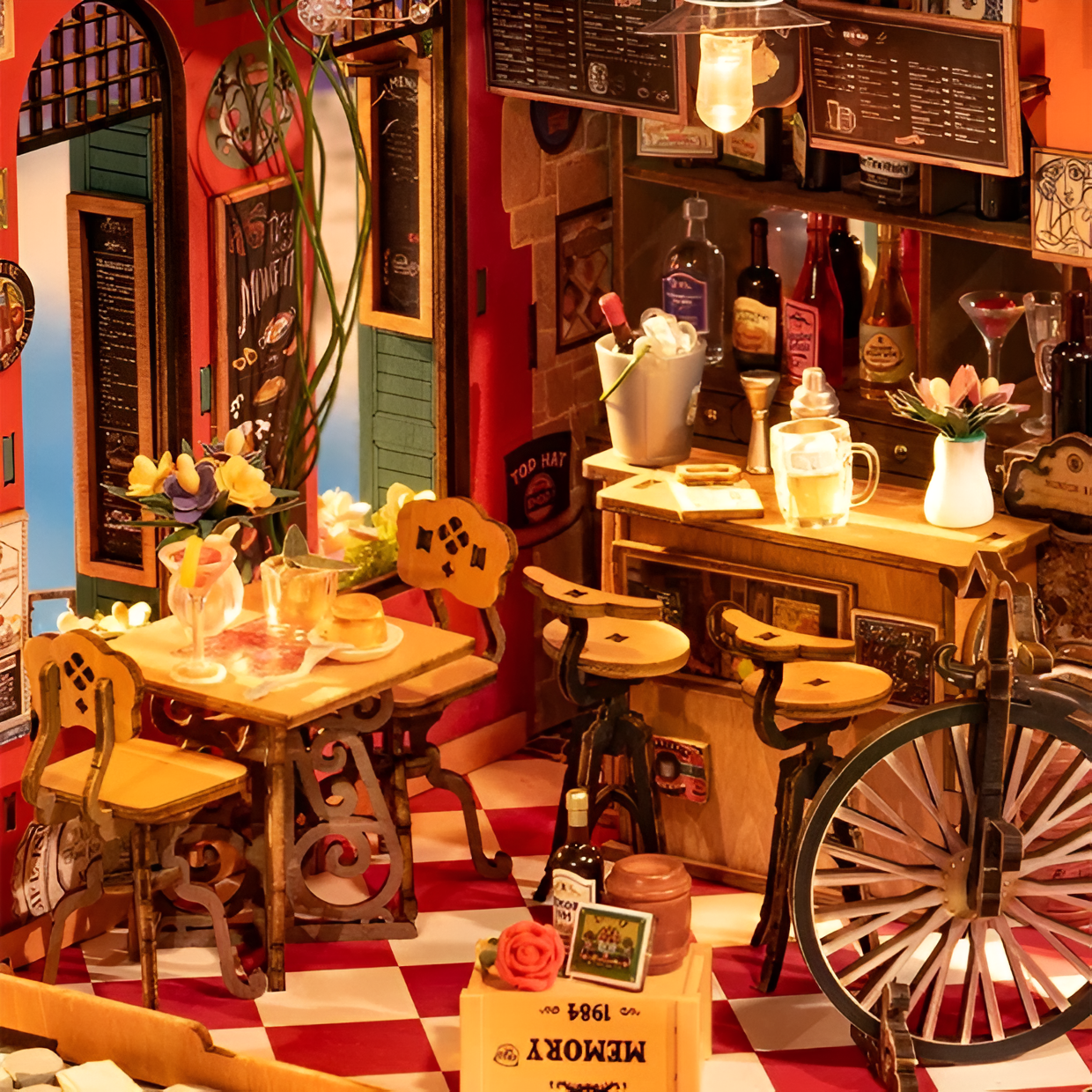 Cheers Bar Dining 3D Wooden Puzzle 