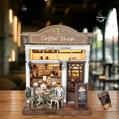 Coffee Shop DIY Miniature House