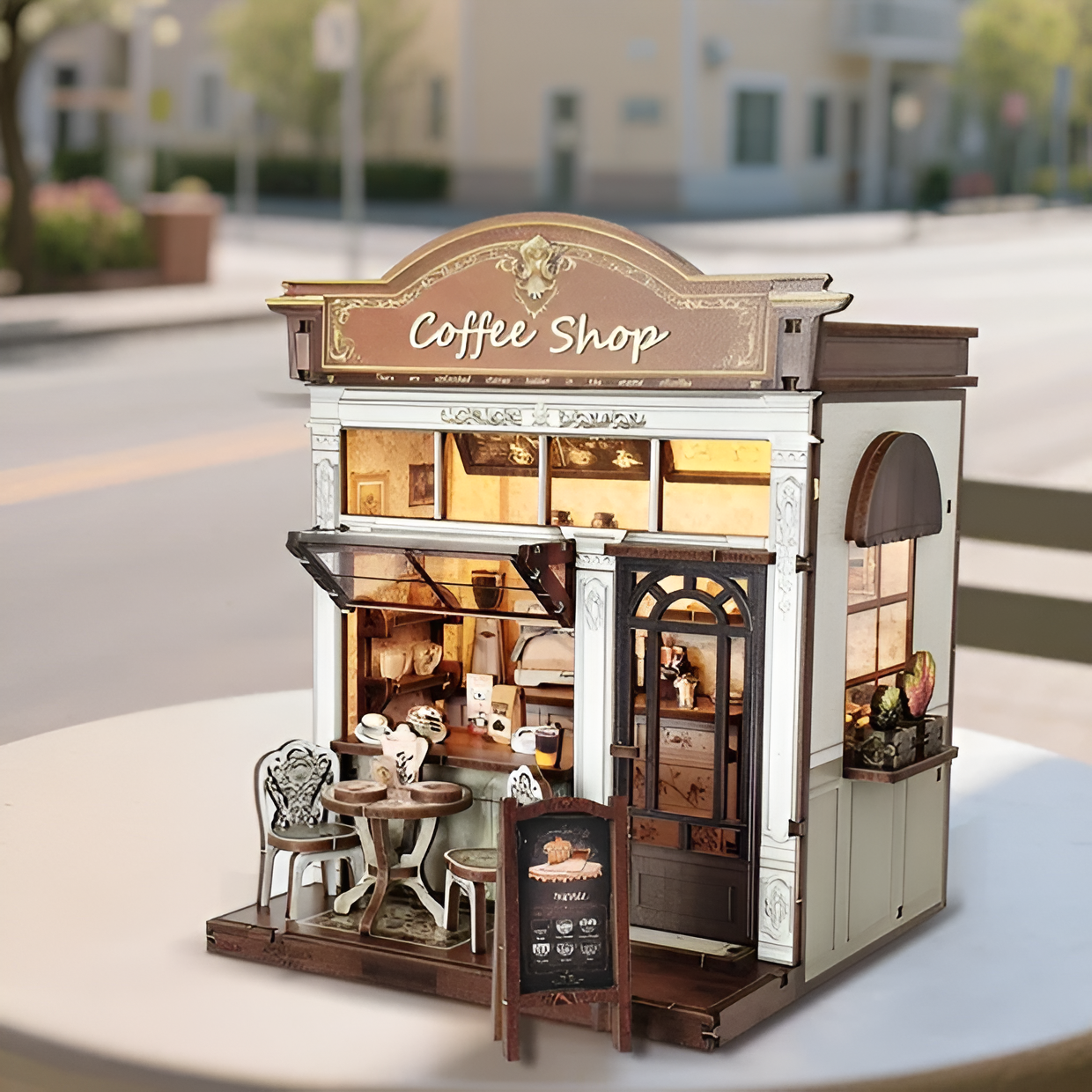 Coffee Shop DIY Miniature House