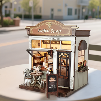 Coffee Shop DIY Miniature House