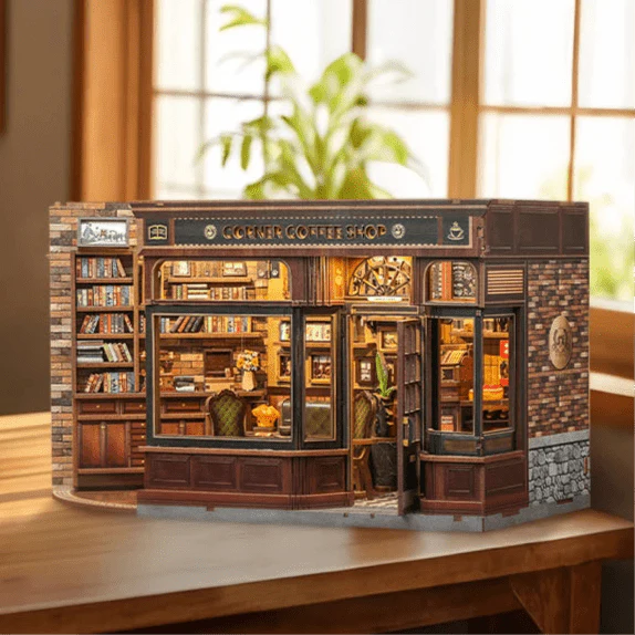 Corner Coffee Shop DIY Miniature House