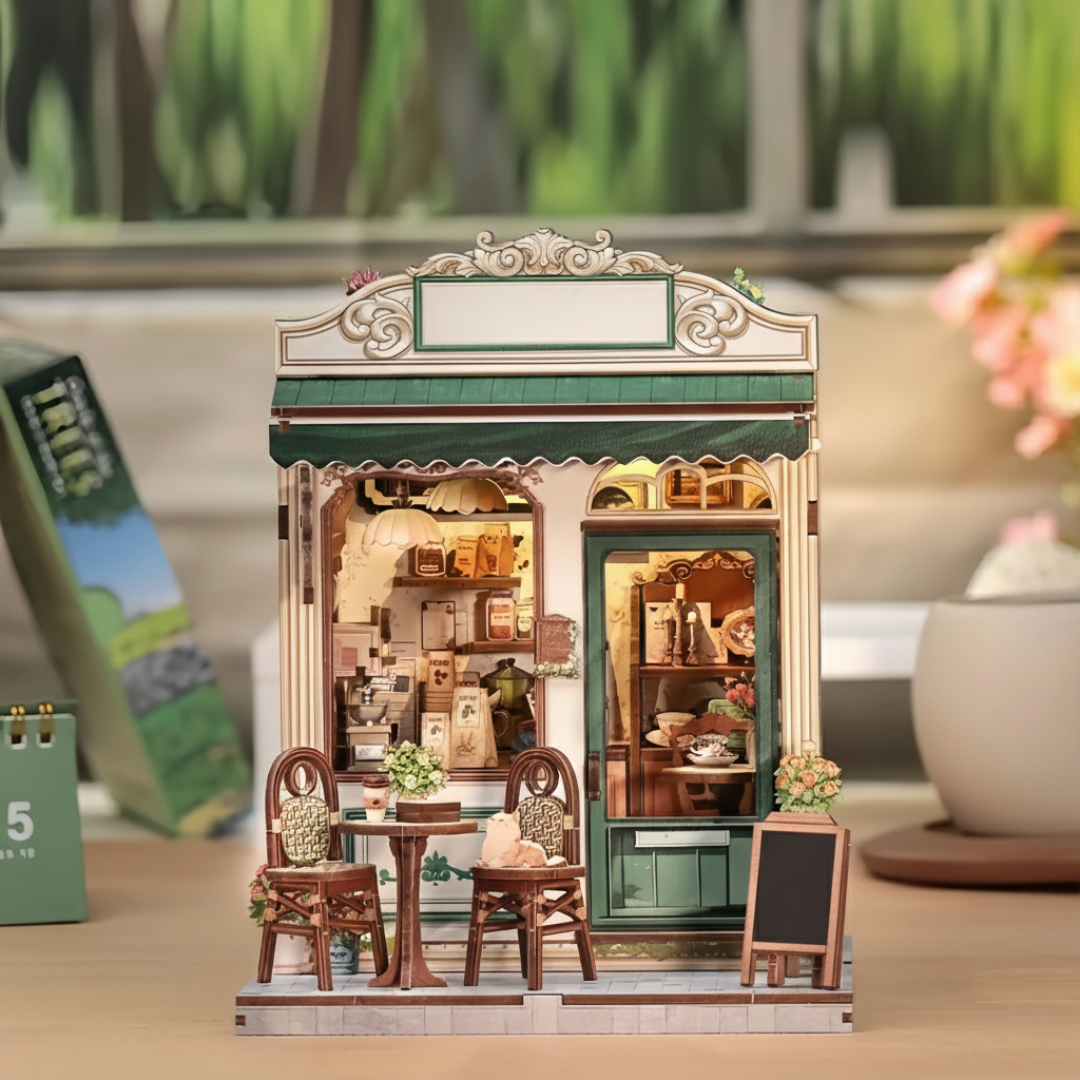 Sunny Cafe DIY Book Nook Kit