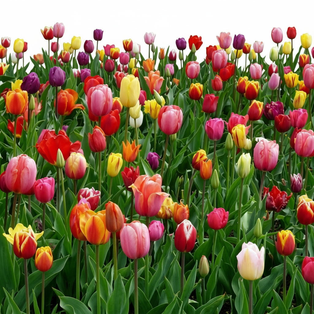 200 Mixed Tulipa Bulb Seeds Collection For Spring Gardens