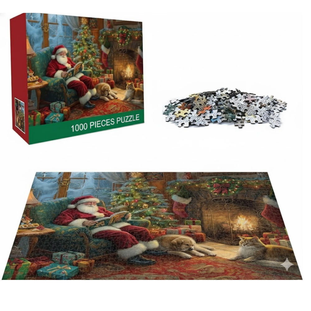 Christmas Castle 1000 Piece Jigsaw Puzzle