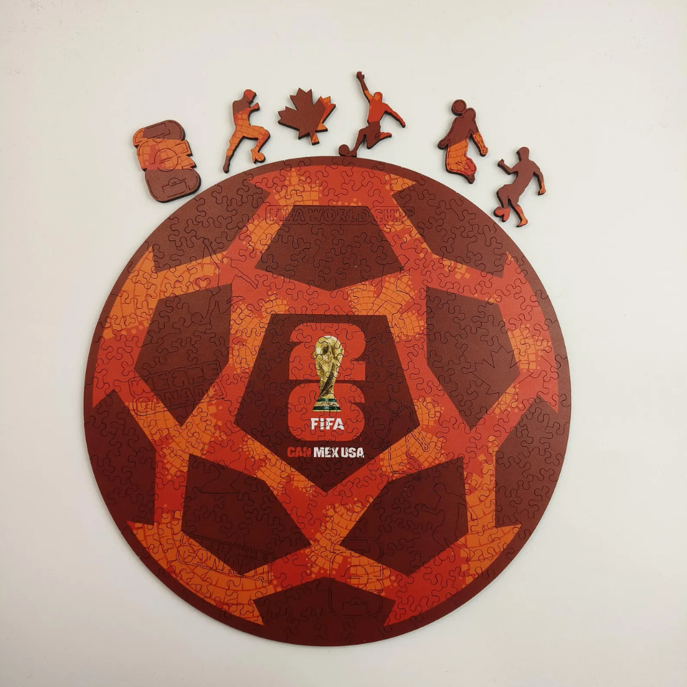 FIFA 2026 Canada City Theme Wooden Puzzle