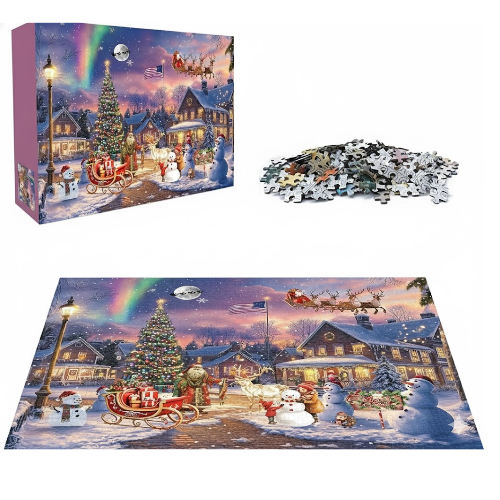 Christmas Castle 1000 Piece Jigsaw Puzzle