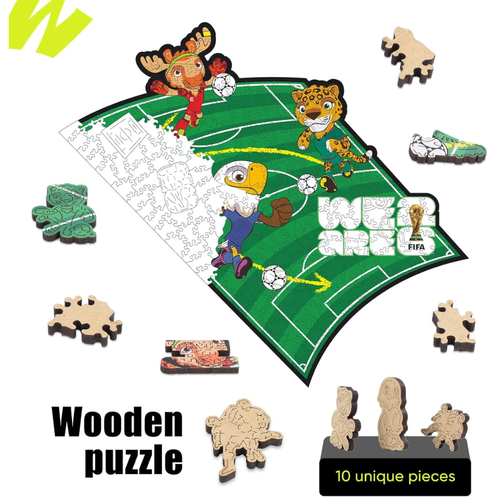 FIFA 2026 Wooden Puzzle Pack Of 200 Pieces For Family Fun