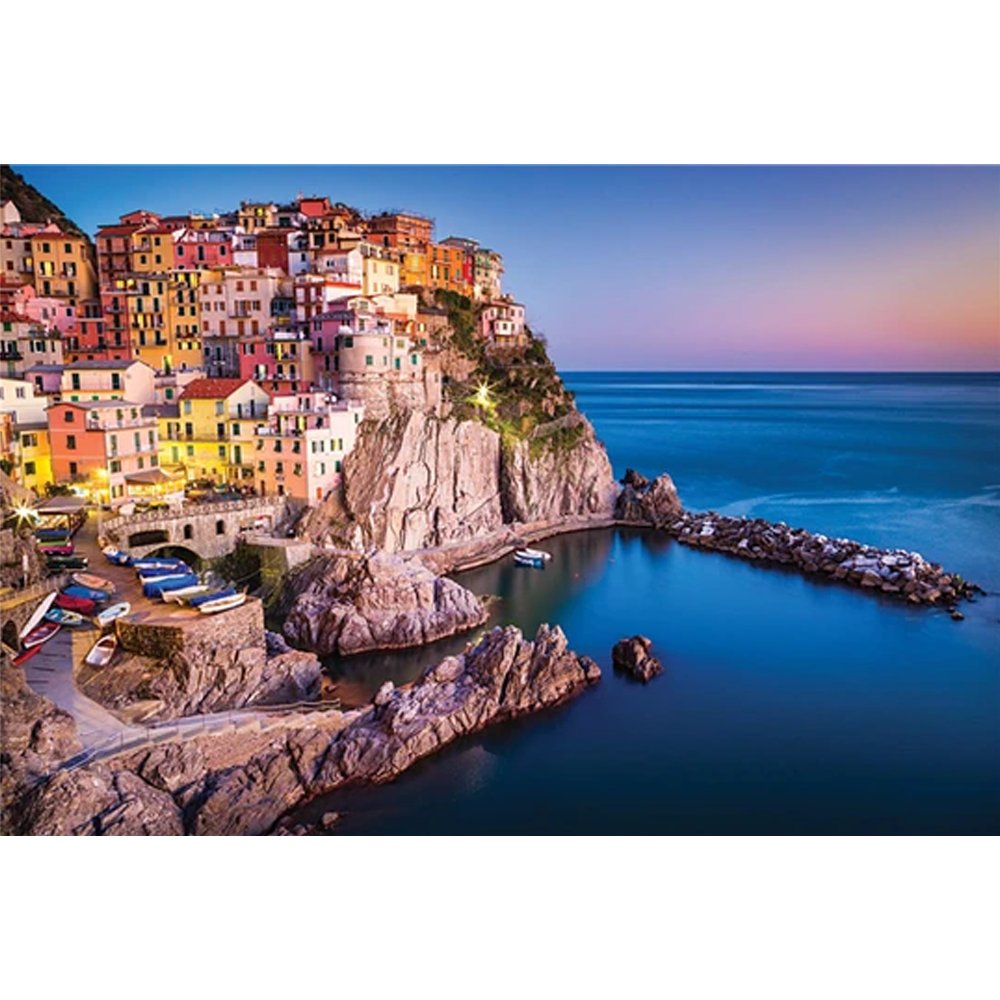 Cinque Terre Wooden 1000 Piece Jigsaw Puzzle Toy For Adults and Kids puzzle