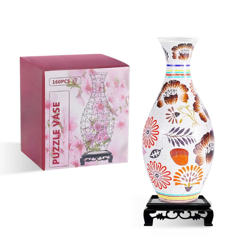 3D Vase Puzzle Decoration 160 Pieces