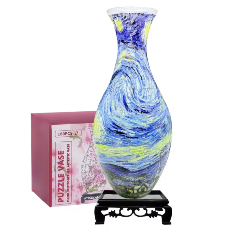 3D Puzzle Starry Sky Decorative Vase