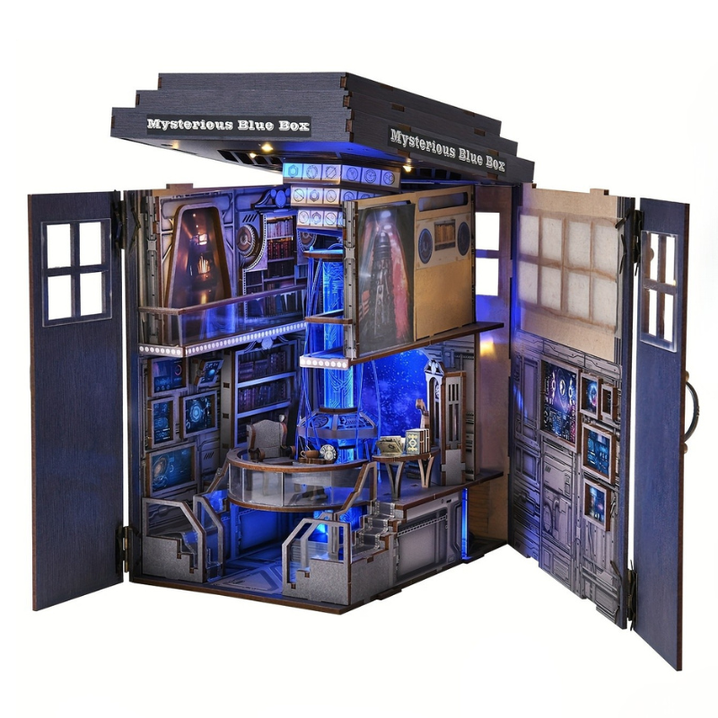 DIY Booknook Kit, DIY Doll House, 3D Wooden Puzzle