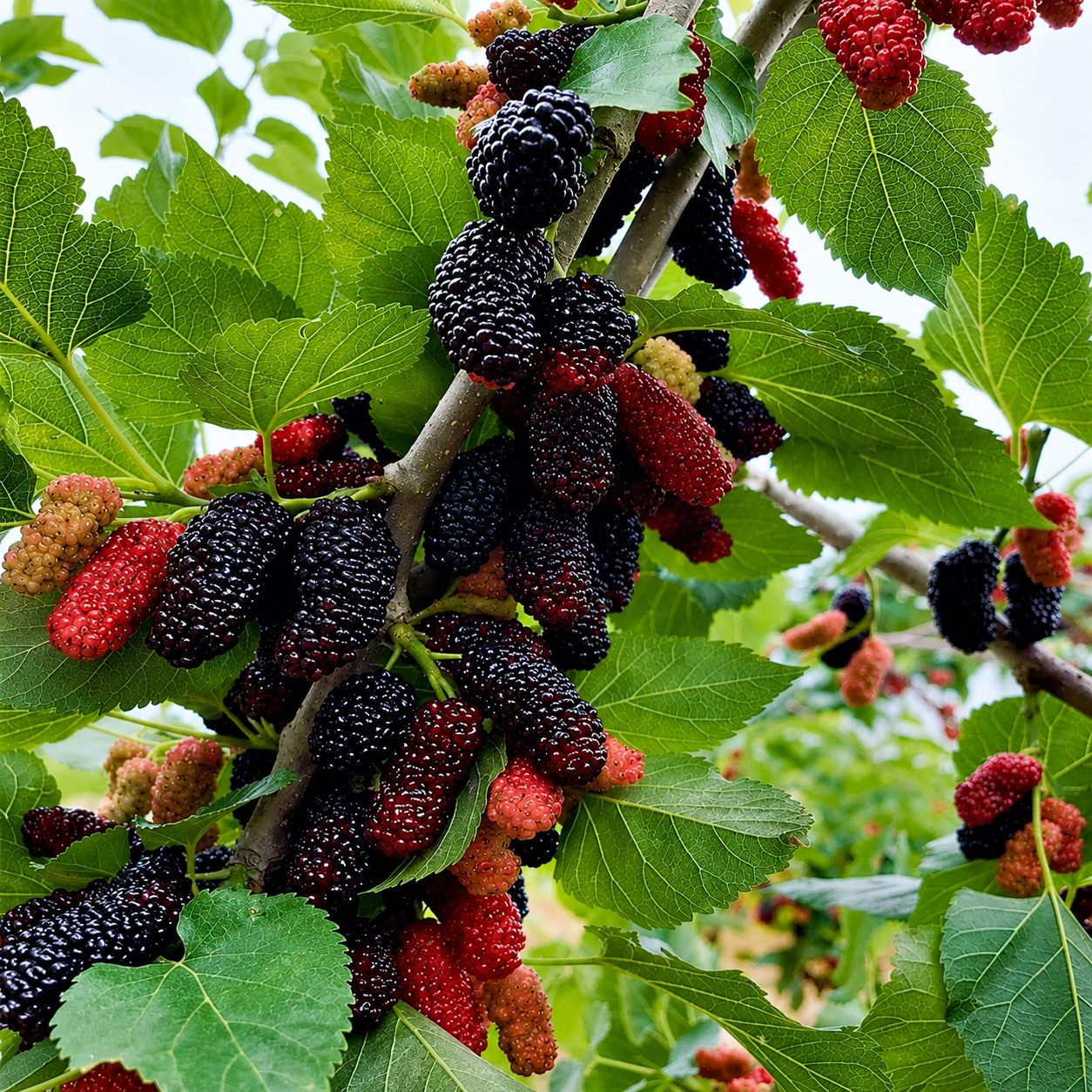 100 Pieces Mulberry Tree Seeds For Outdoor Garden Cultivation