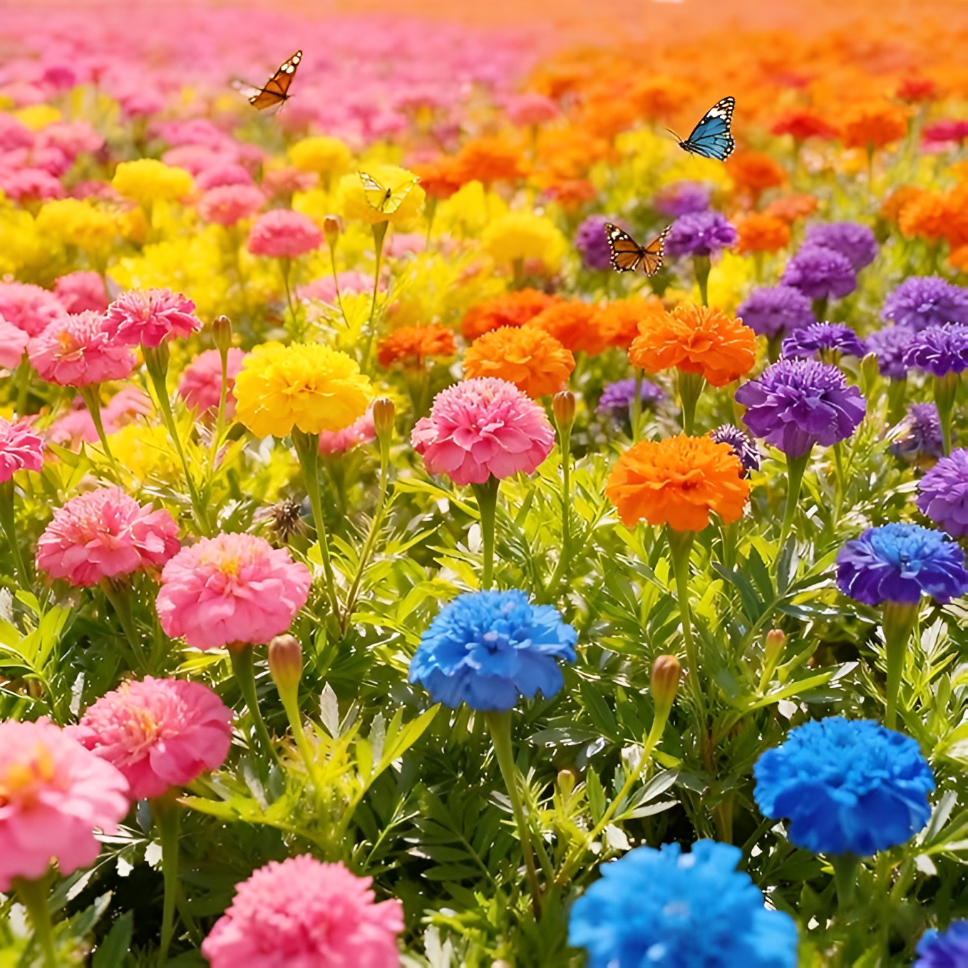 300+ Mixed Marigold Seeds for Planting-French Marigold Flower Seed to Plant-Annual Flowers
