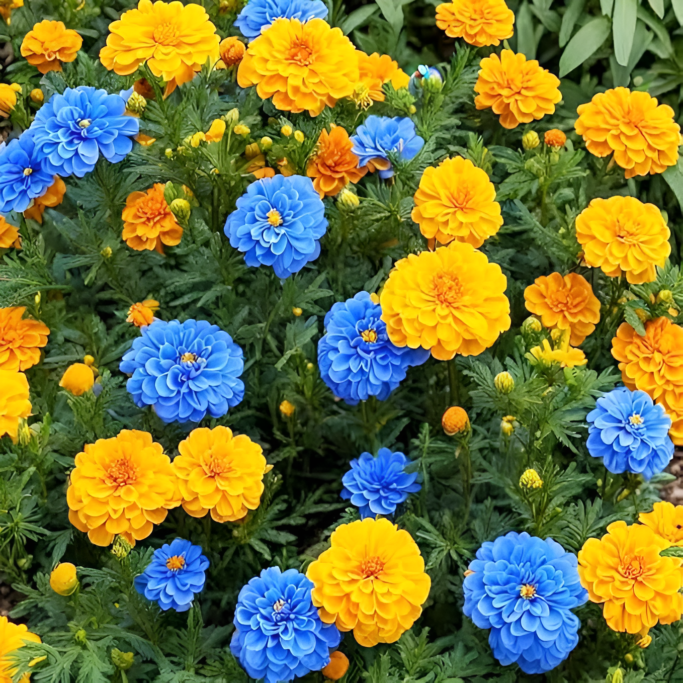 300+ Mixed Marigold Seeds for Planting-French Marigold Flower Seed to Plant-Annual Flowers