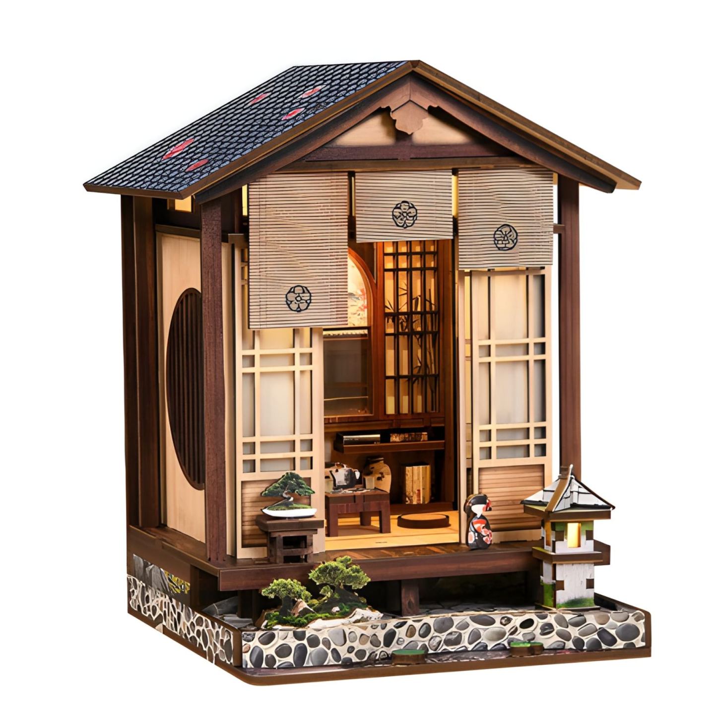 Moss Lantern Garden DIY Book Nook Kit