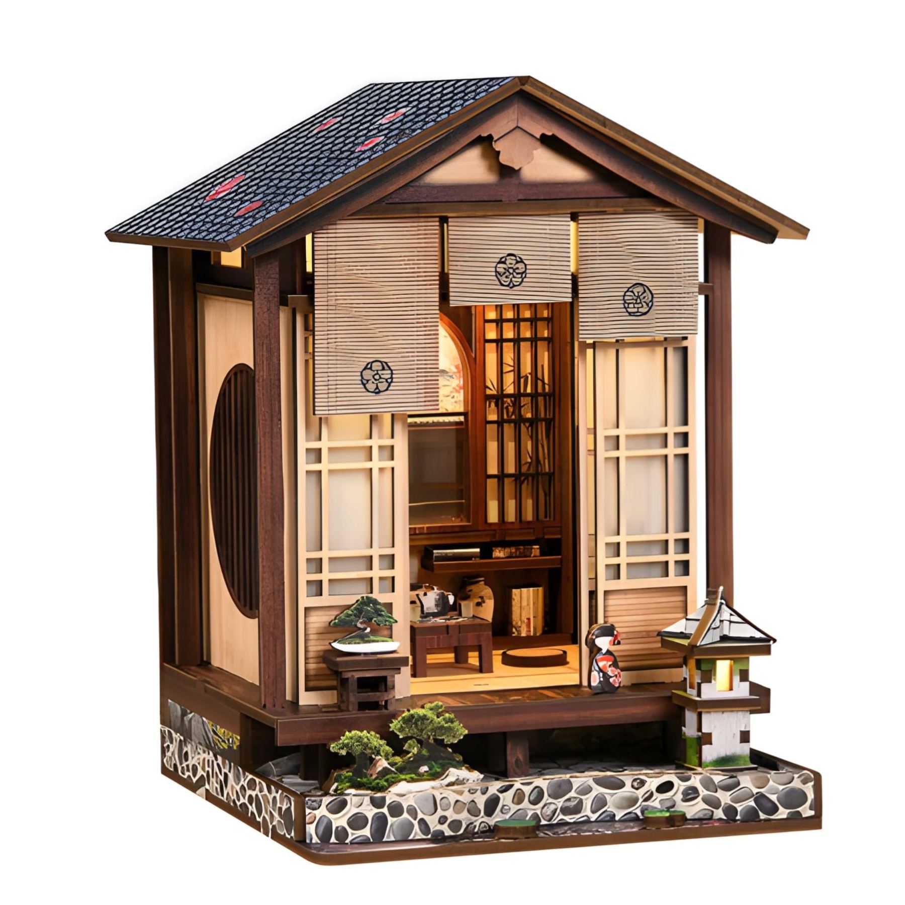 Moss Lantern Garden DIY Book Nook Kit