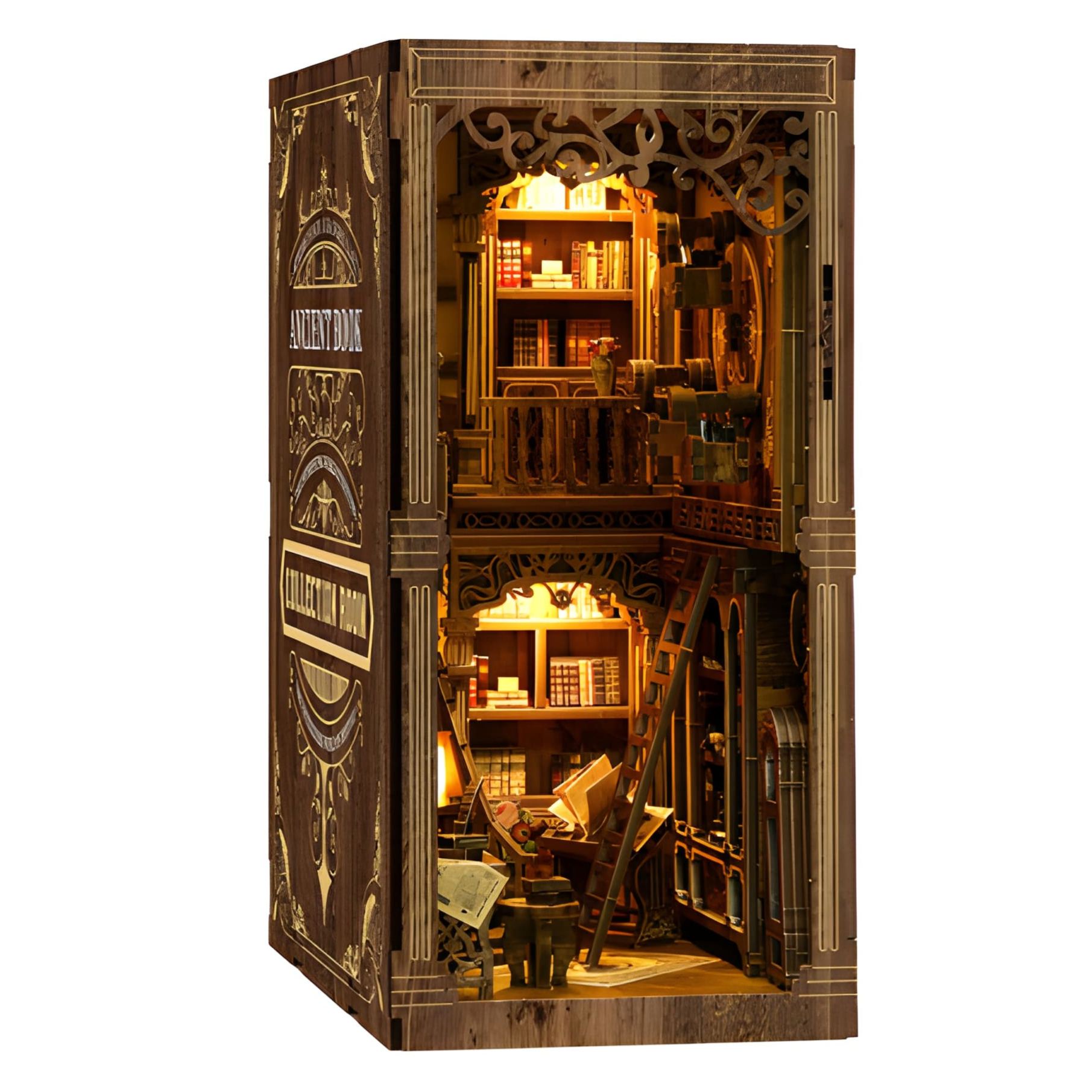 Antique Library DIY Book Nook Kit