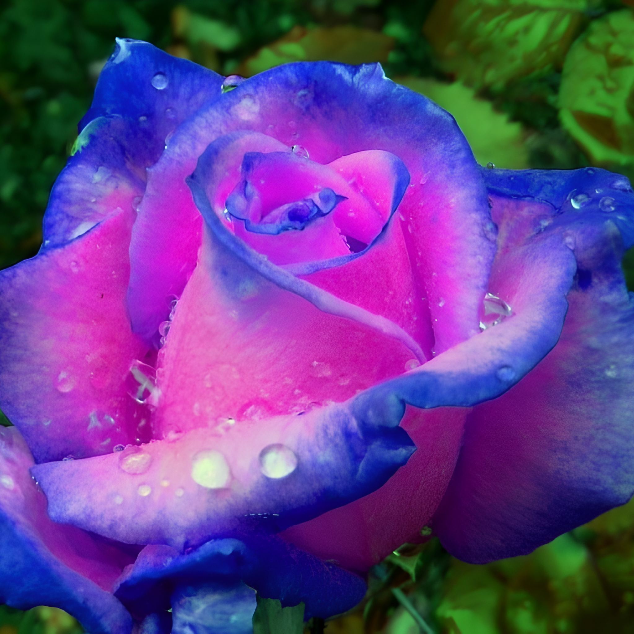 Rose seeds for garden planting, hybrid blue and pink variety, more than 110 seeds, perennial shrub
