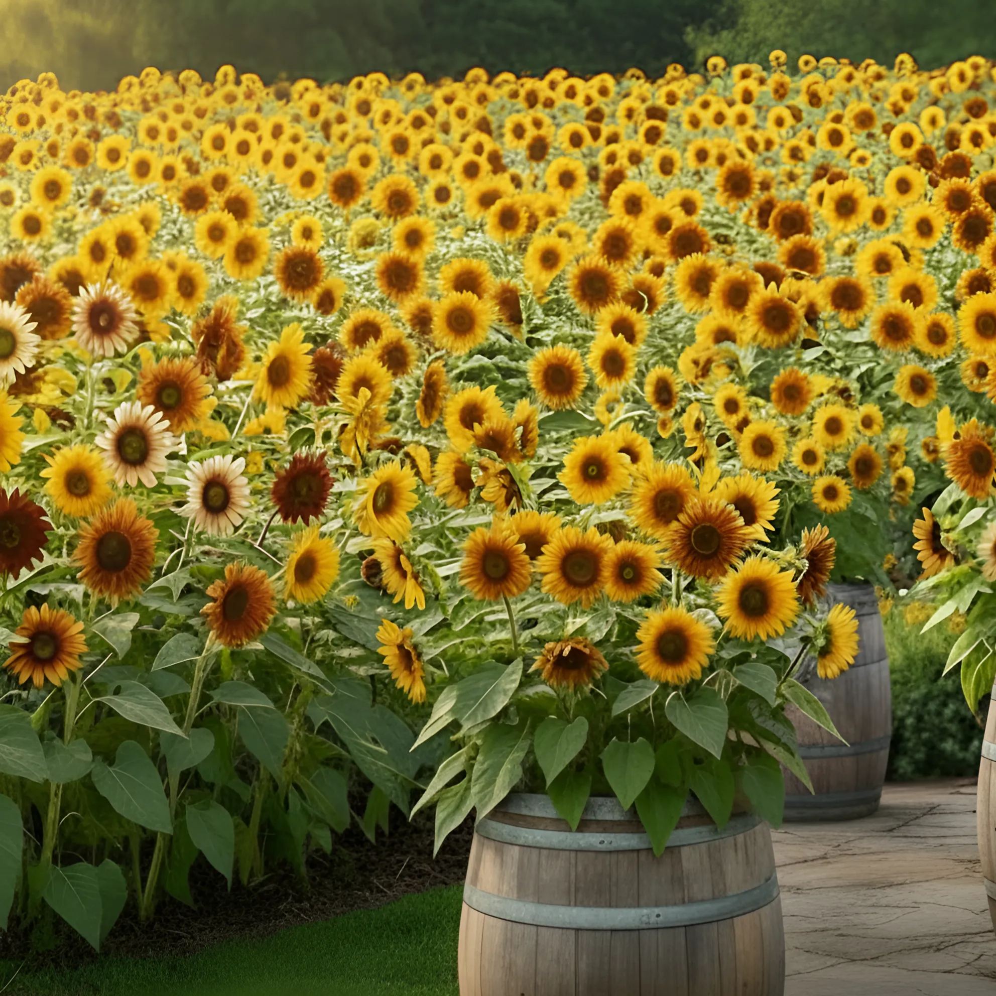 Sunflower Seeds for Planting (17 Varieties, Crazy Mixture)