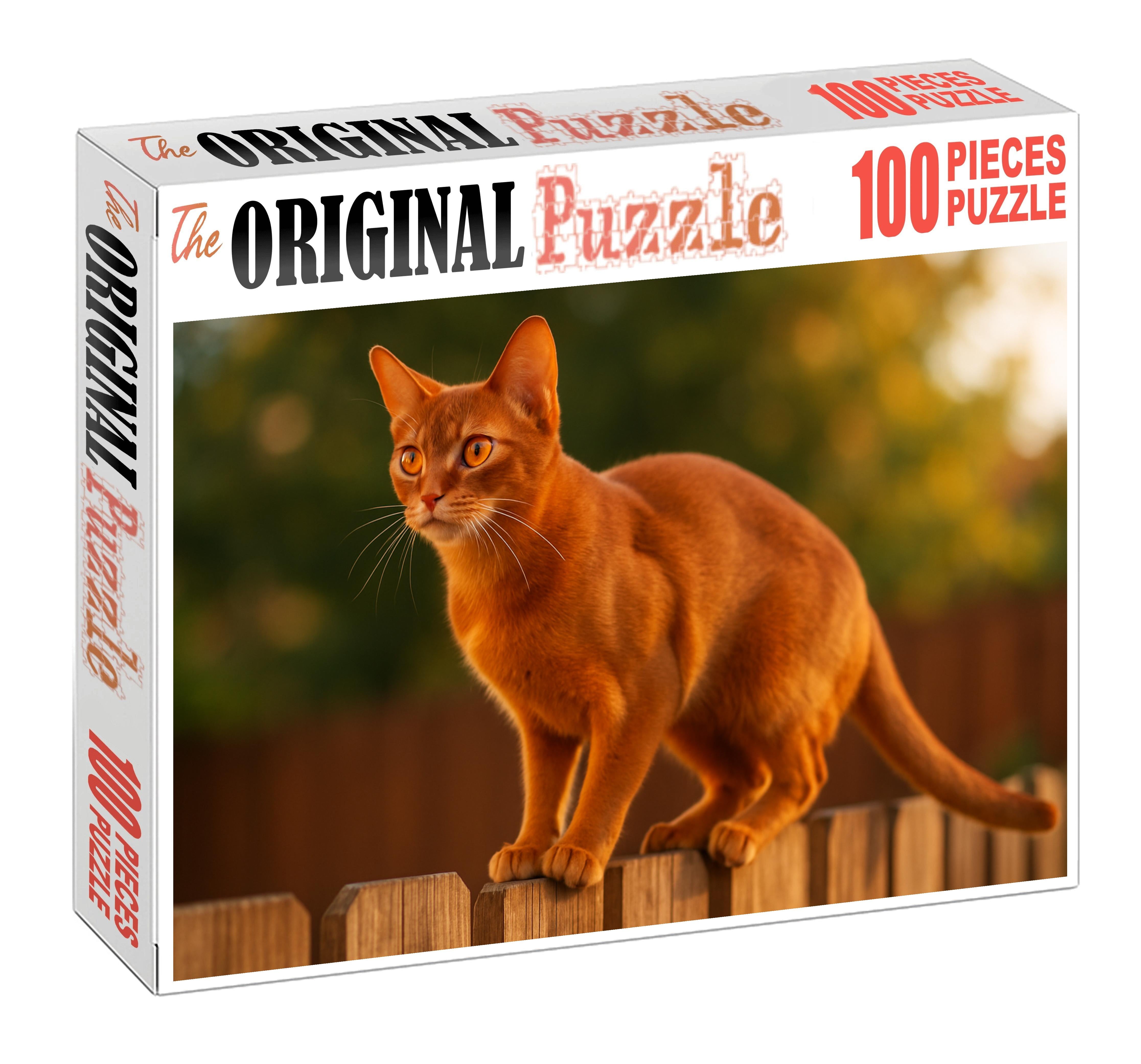 Amber Cascade Radiant Red Shorthair With Spirited Charm Family Puzzles