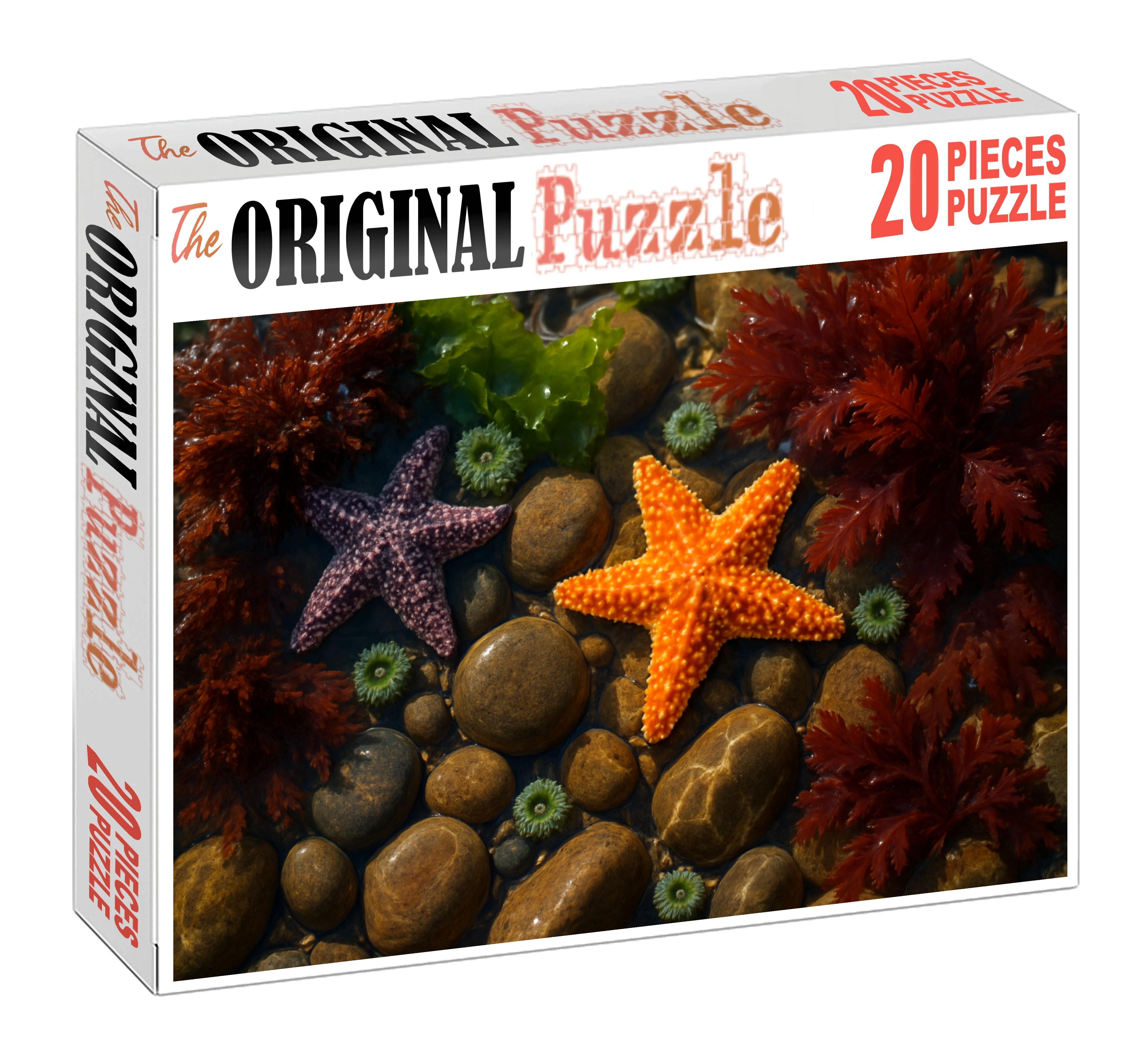 Glistening Tidepool Mosaic Microcosm Of Rocky Intertidal Life 20 Piece Puzzle
