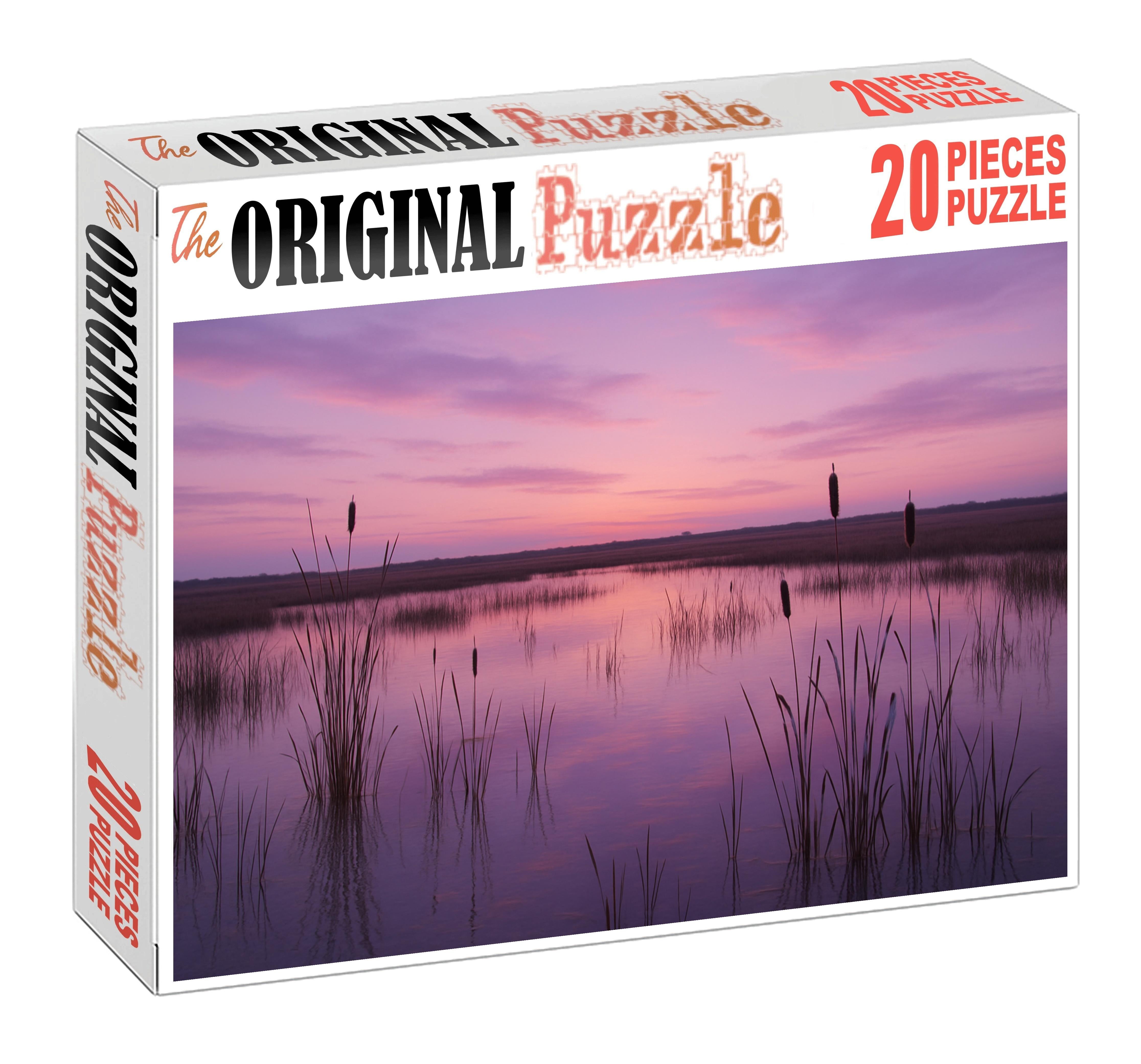 Serene Marshland Dusk Puzzle Collection