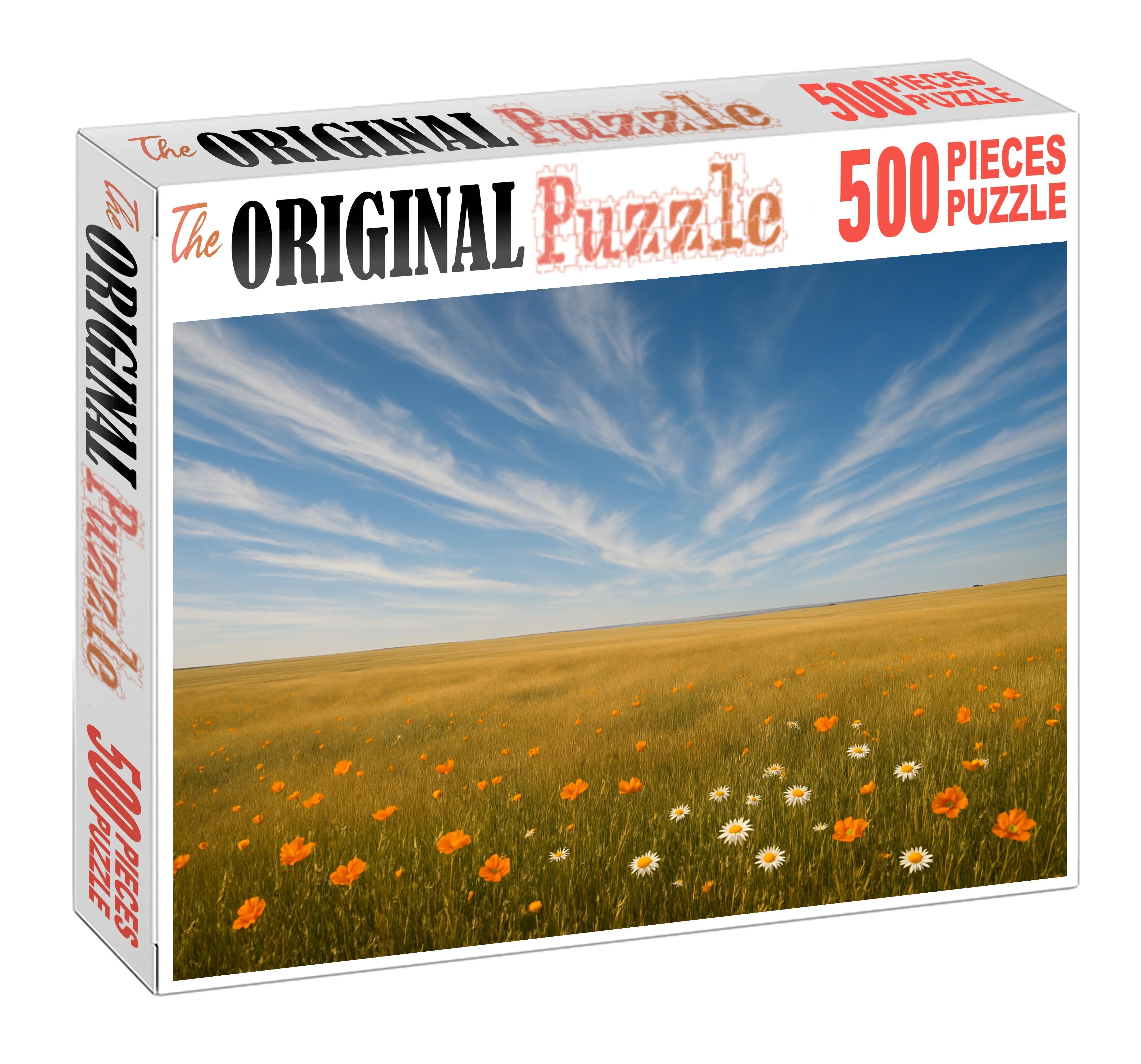 Golden Prairie Wildflower Reserve 300 Piece Puzzle
